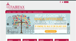 Desktop Screenshot of fairfaxlawfoundation.org