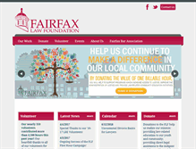 Tablet Screenshot of fairfaxlawfoundation.org